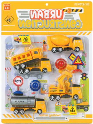 BYB1249-6-Construction Vehicle Set