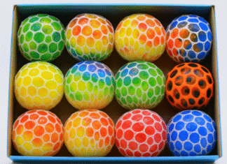 BYB1289-3-Sensory Compression Ball (Including Display Box for Individual Sale)