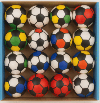 BYB1289-6-Sensory Soccer Ball( Including Display Box for Individual Sale)