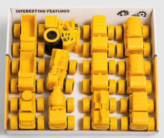 BYB1936-4-Construction Vehicle Set (Including Display Box for Individual Sale)