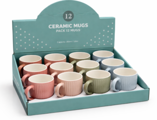 12 Piece Mug Set Display - #3007