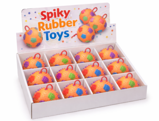 Spiky Rubber Toy Display - #1024