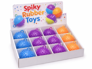 Spiky Rubber Toy - Two Tone Display - #1025