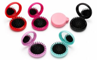 Compact Hair Brush with Mirror#HB785