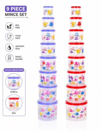 Plastic Storage Container Set-PSC09