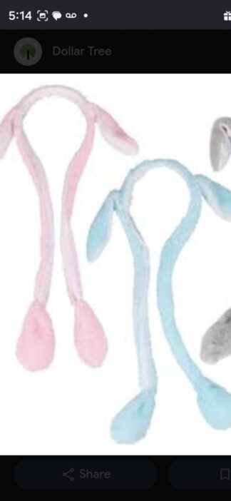 Bunny Ears with Pump #BE10